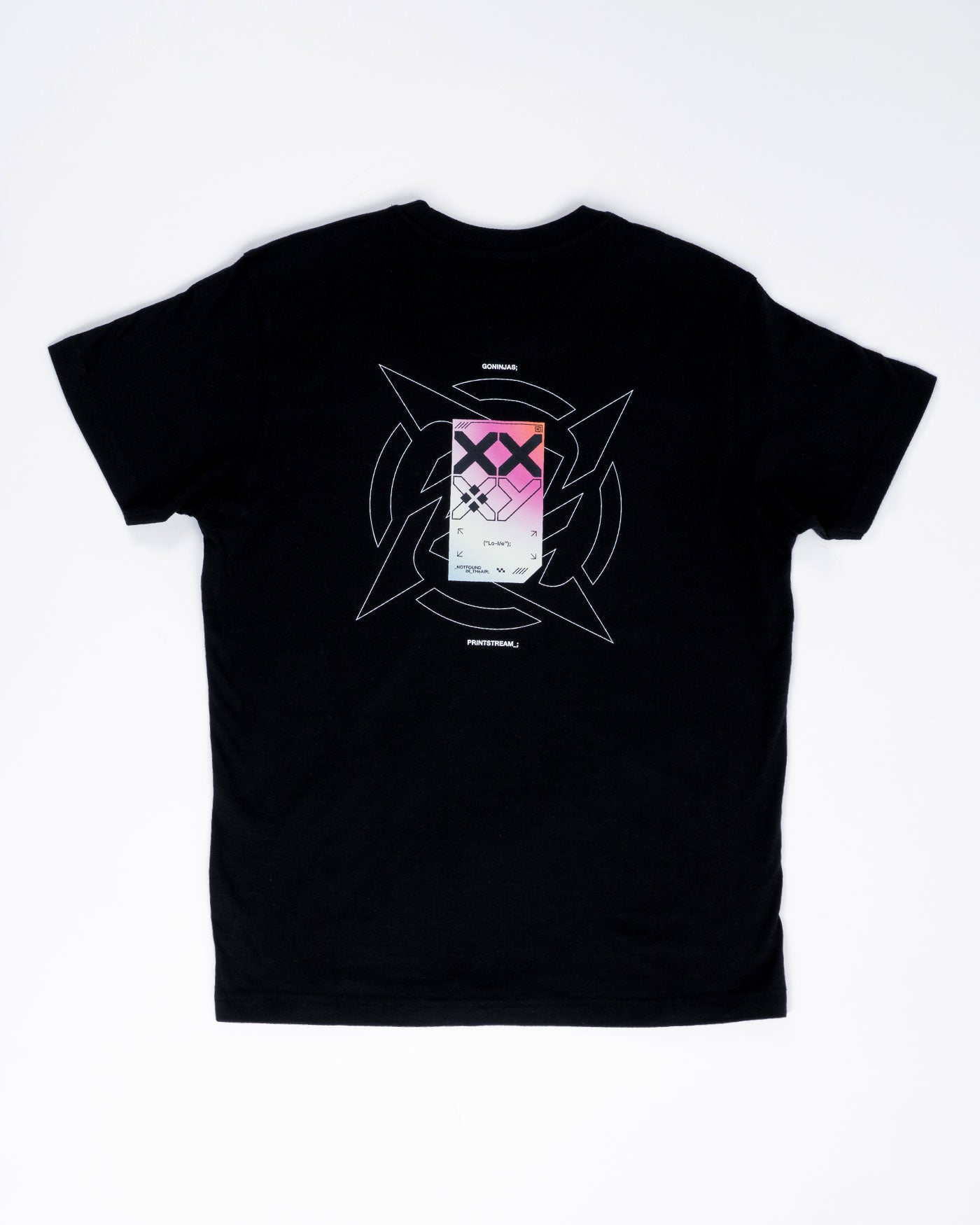 Black Printstream T-Shirt |