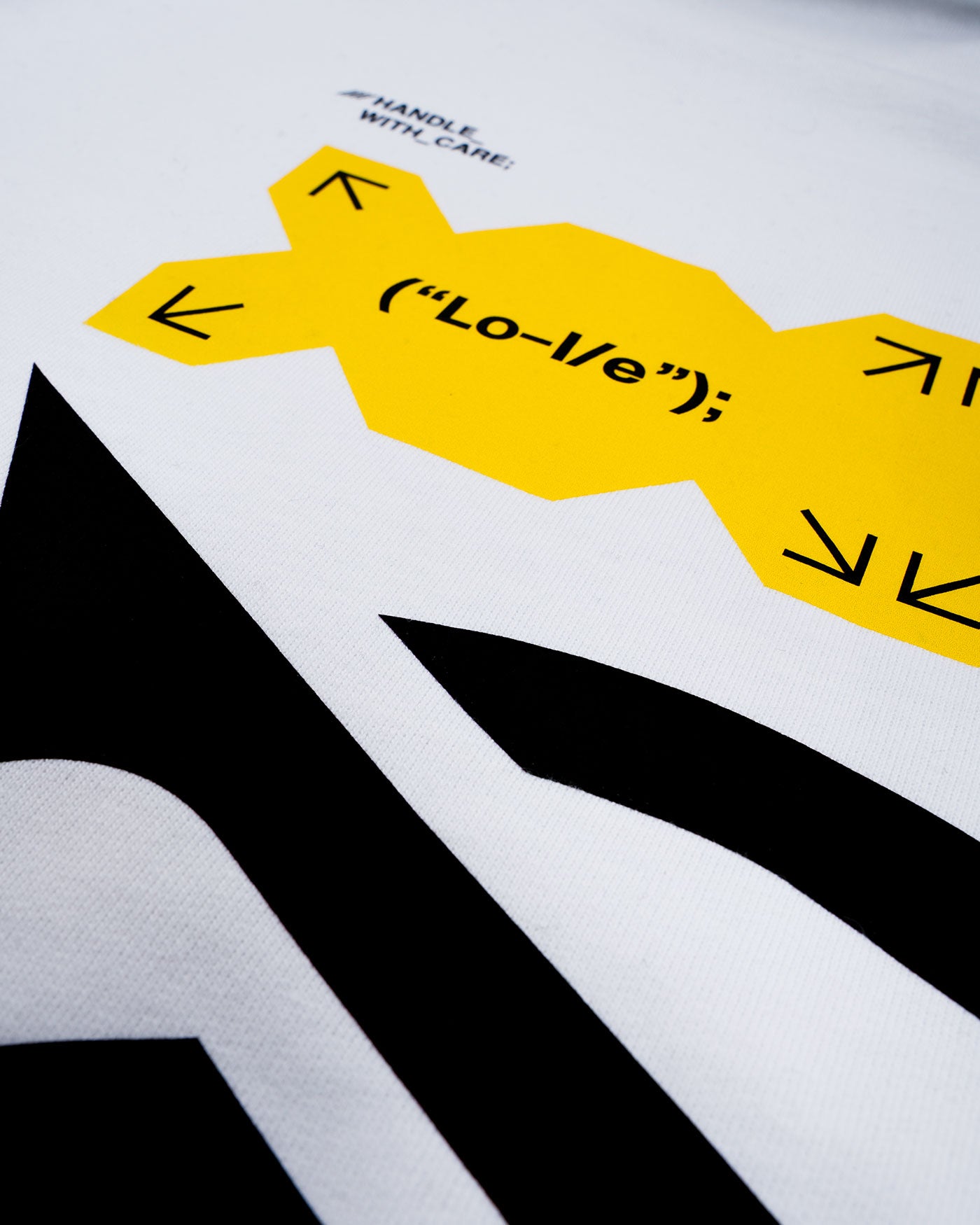 White Printstream Hoodie |