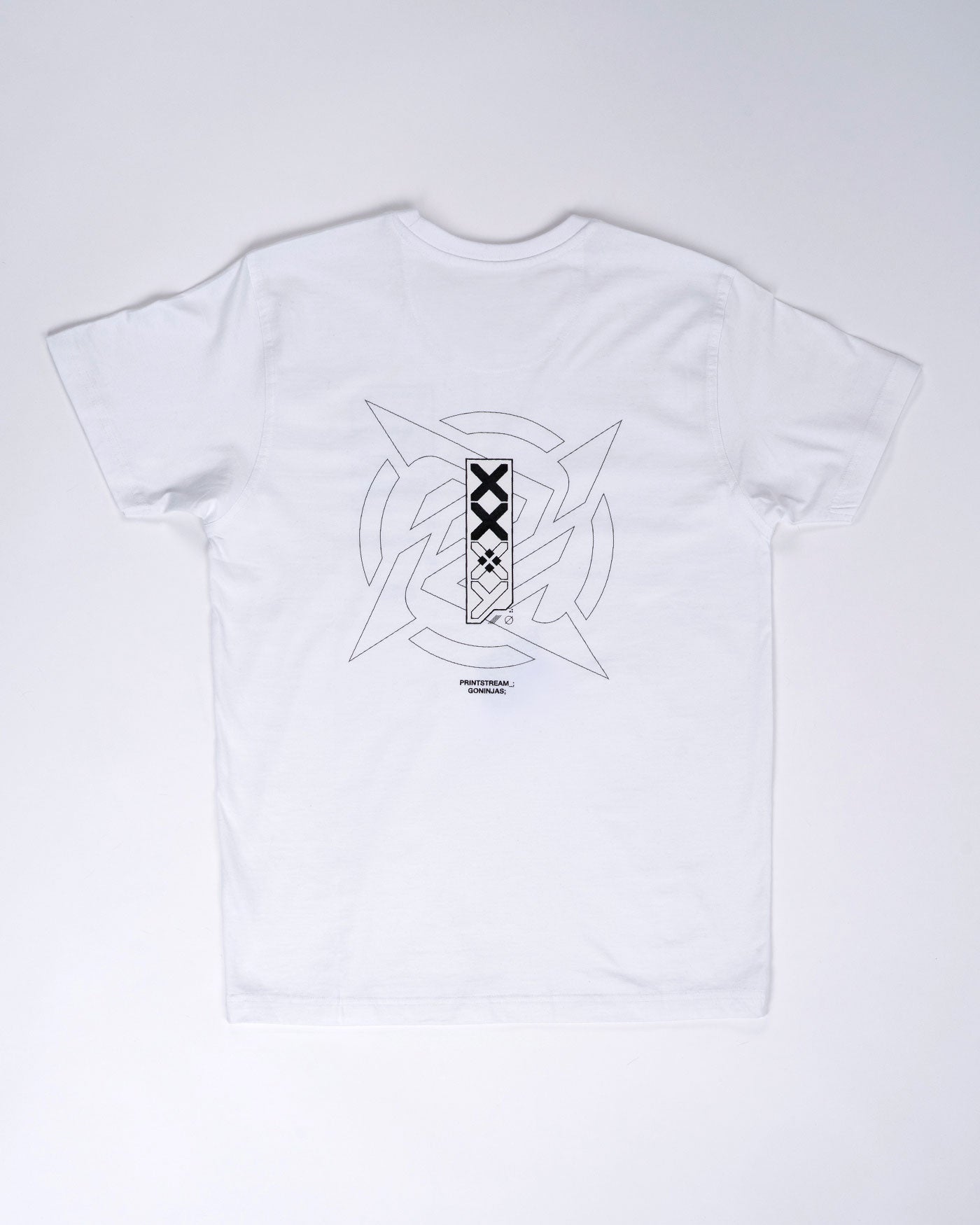 White Printstream T-Shirt |
