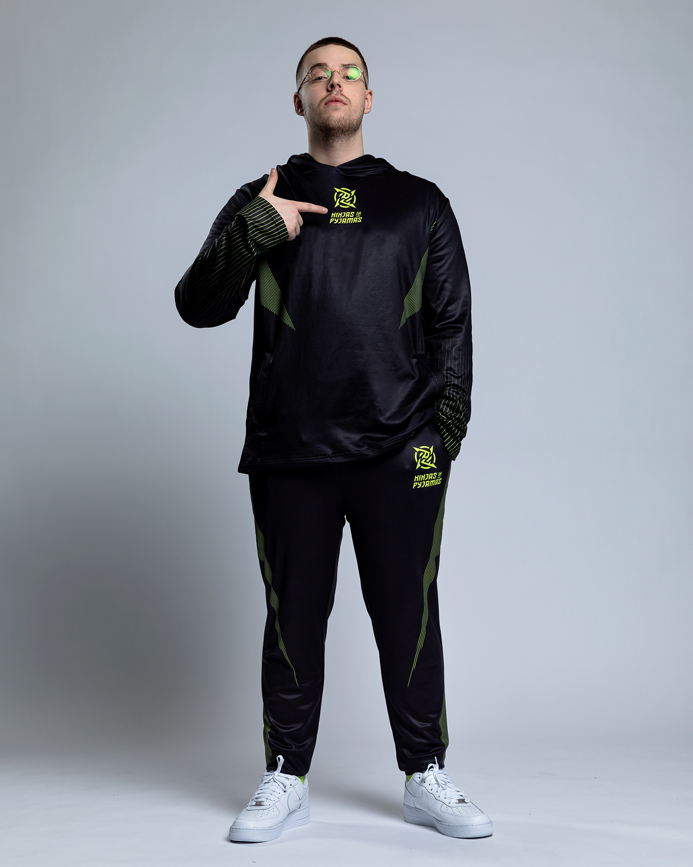 Shinobi Shozoku Sweatpants, a premium product from the Ninjas in Pyjamas shop. These stylish and comfortable sweatpants feature the iconic Shinobi Shozoku design, making them the perfect choice for NIP fans who want to showcase their support for the team in a fashionable and cozy way.