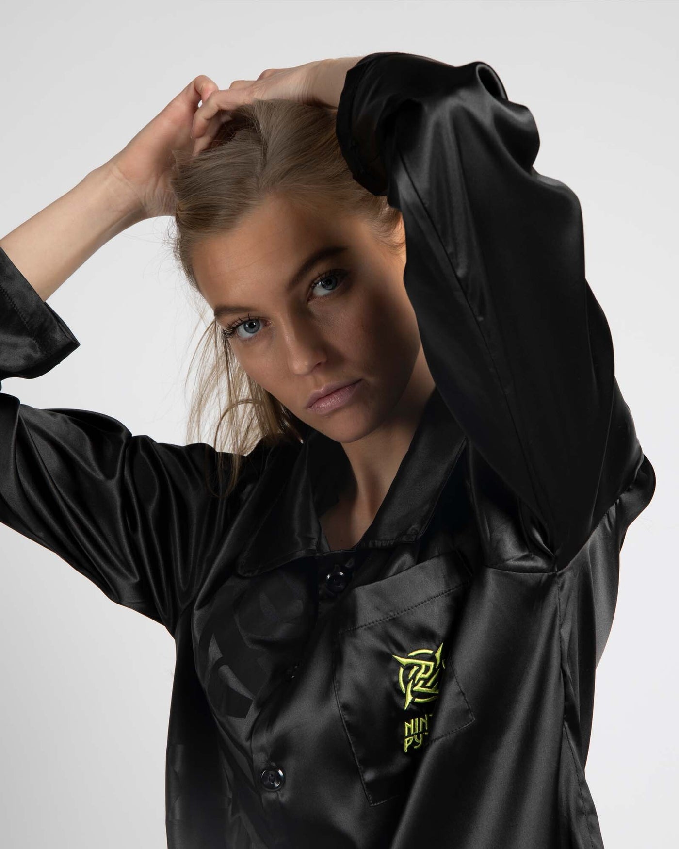 Ninjutsu Collection - Pyjamas from Ninjas in Pyjamas Shop. Ninjutsu Merch Collection's pyjamas, featuring the iconic Ninjas in Pyjamas logo on the comfortable sleepwear set. These stylish and cozy pyjamas are perfect for expressing your passion for NIP while staying comfortable and relaxed during downtime or bedtime.