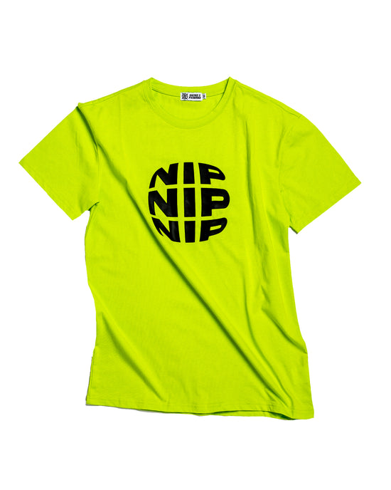 Ninjutsu Collection - Neon Yellow T-Shirt from Ninjas in Pyjamas Shop. A neon yellow t-shirt from the Ninjutsu Merch Collection, with the Ninjas in Pyjamas logo subtly printed on the front. This vibrant and trendy t-shirt is perfect for making a bold statement and showcasing your support for the NIP in a stylish and eye-catching way.