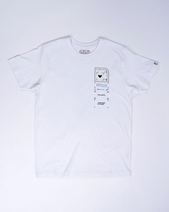 White Printstream T-Shirt | 