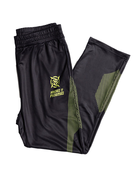 Shinobi Shozoku Sweatpants, a premium product from the Ninjas in Pyjamas shop. These stylish and comfortable sweatpants feature the iconic Shinobi Shozoku design, making them the perfect choice for NIP fans who want to showcase their support for the team in a fashionable and cozy way.
