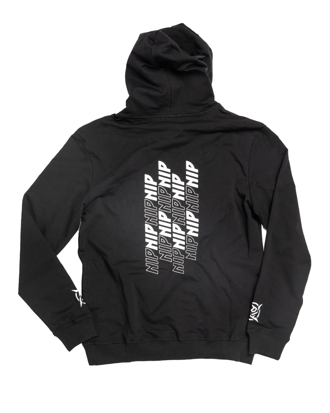 Ninjutsu Collection - Black Hoodie from Ninjas in Pyjamas Shop. A black hoodie from the Ninjutsu Merch Collection, featuring the Ninjas in Pyjamas logo subtly printed on the front. This cozy and stylish hoodie is perfect for showcasing your support for NIP while staying warm and comfortable.